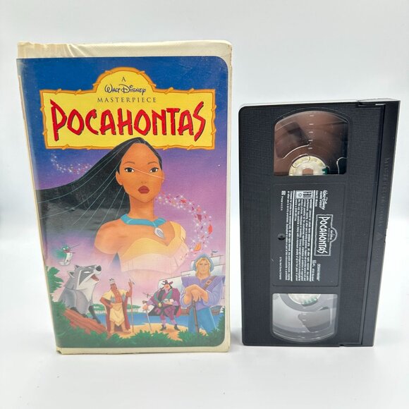 Walt Disney Masterpiece Pocahontas VHS 1995 Clamshell Case Pre-Owned - Picture 3 of 3